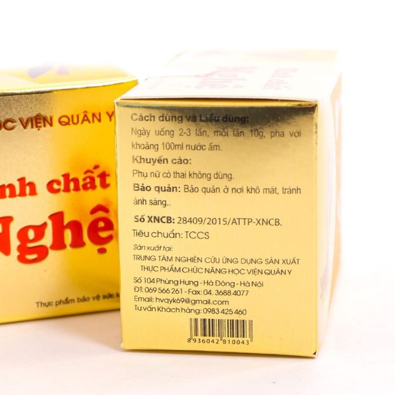 Tinh chất nghệ Học viện quân y 103