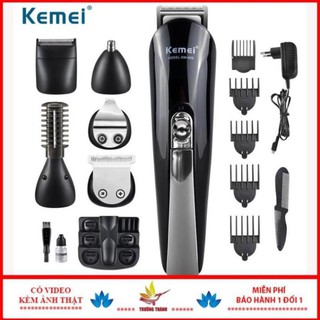 Bộ tông đơ cắt tóc đa năng 6 trong 1 kemei km-600