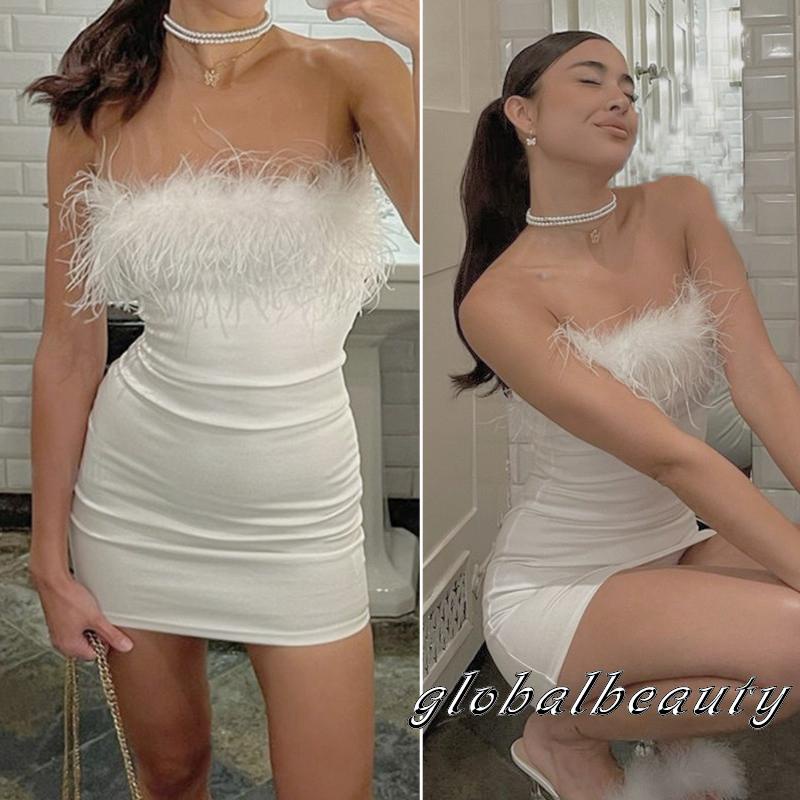 Gb-đầm Nhung Mềm Màu Trơn Ôm Dáng Thời Trang Mùa Hè Cho Nữ Màu Sắc