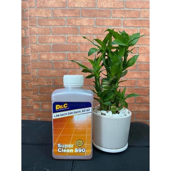Dung dịch cọ nền nhà, đồ men sứ ố vàng Dr.C