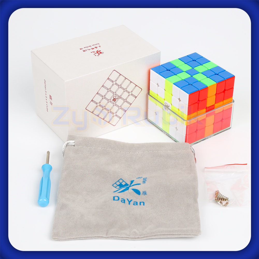 Rubik 5x5 - Dayan Nezha 5x5 - Đồ Chơi Trí Tuệ - Khối Lập Phương 5 Tầng Mod Nam Châm Stickerless - Zyo Rubik