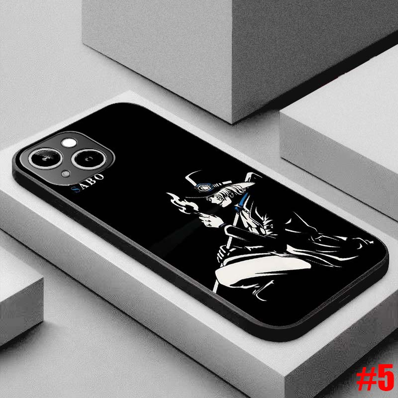 Ốp lưng TPU mềm Samsung Galaxy S7 Edge S8 S8+ Plus One Piece Black hoa văn