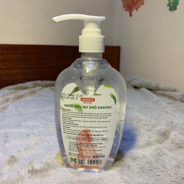 Nước rửa tay khô Hasoku Chính Hãng 500ml | BigBuy360 - bigbuy360.vn