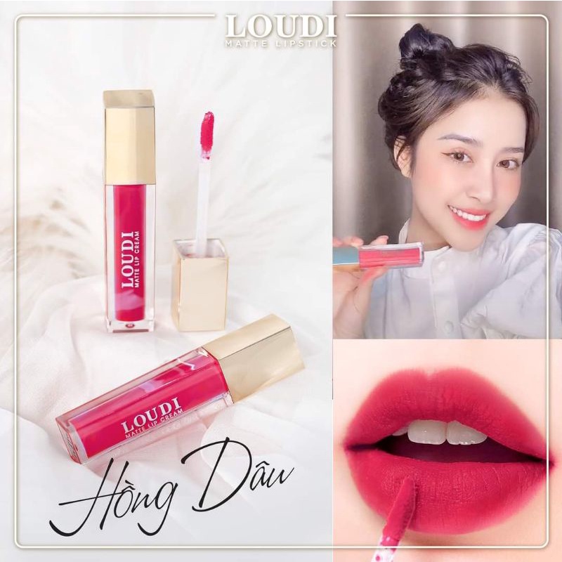 SON KEM LOUDI HỒNG DÂU_SON 12 MÀU LÂU TRÔI