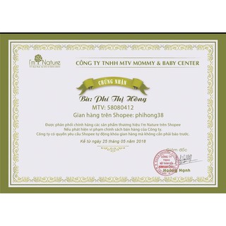 Dung dịch vệ sinh I'm Nature