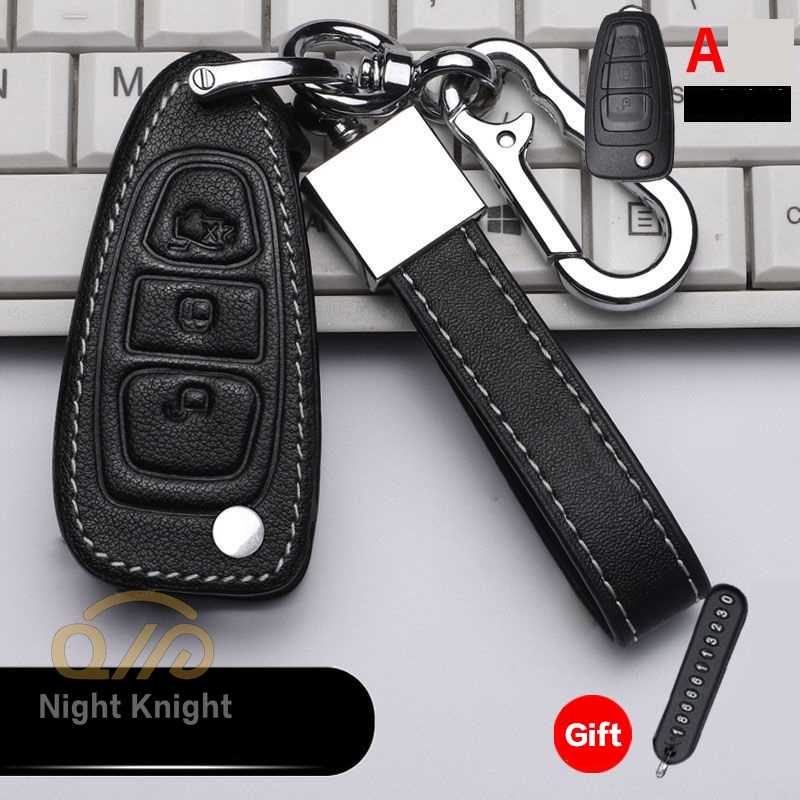 Vỏ bảo vệ chìa khóa điều khiển từ xa thiết kế cho xe hơi Ford Ranger Everest Focus Fiesta Ecpsport Escape