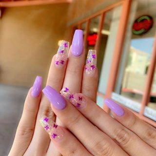 SEQUIN KIM TUYẾN HÌNH BƯỚM TRANG TRÍ MÓNG
