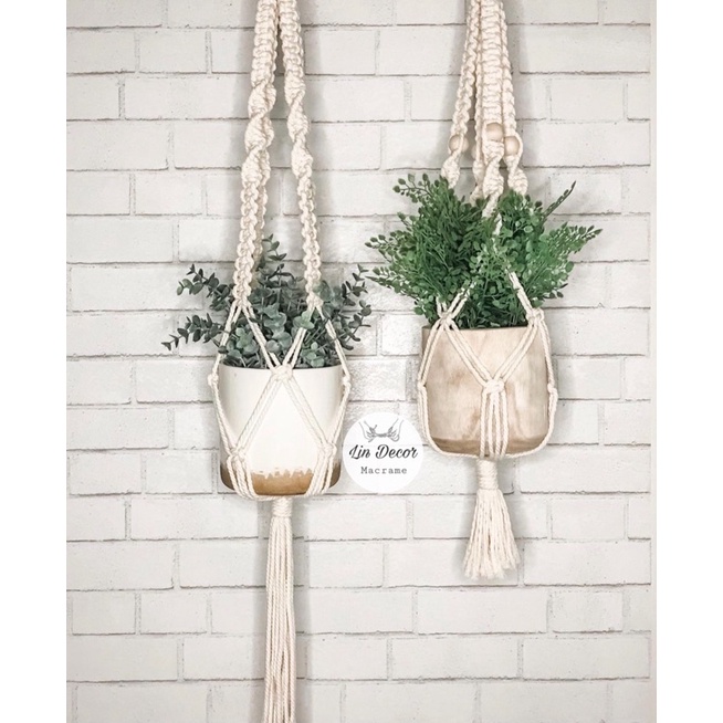 🌿 [Macrame] Dây bohemian treo trậu hoa trang trí ( chung cư,homestay,ban công, quán cafe, cửa hàng vintage....)❣️