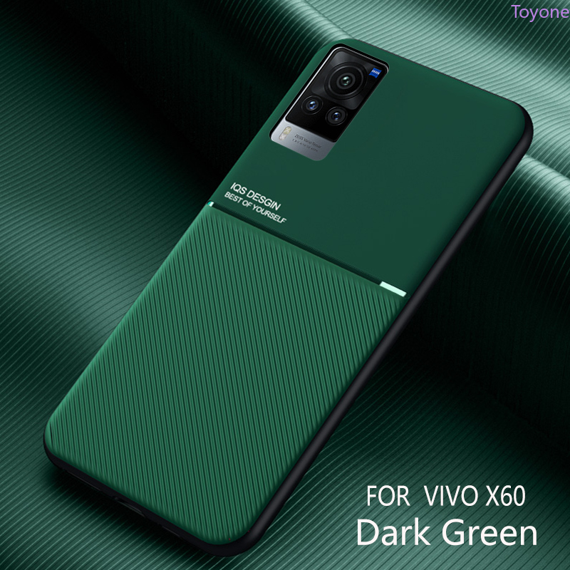 Ốp điện thoại TPU phối da mềm nhám chống sốc thời trang cho VIVO X60 X60 Pro iQOO NEO5 Y51 2020 Y73s