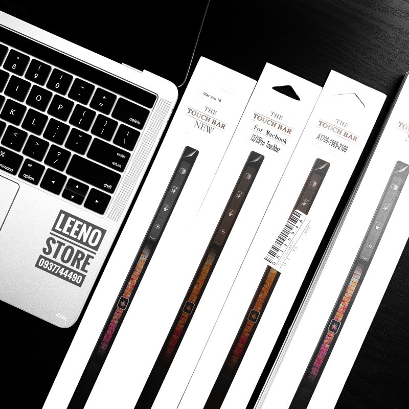 Miếng Dán PET Bảo Vệ Touch Bar, Touch ID Macbook Pro (Full Mã Máy, Cập Nhật Liên Tục) - Dán TouchBar, TouchID