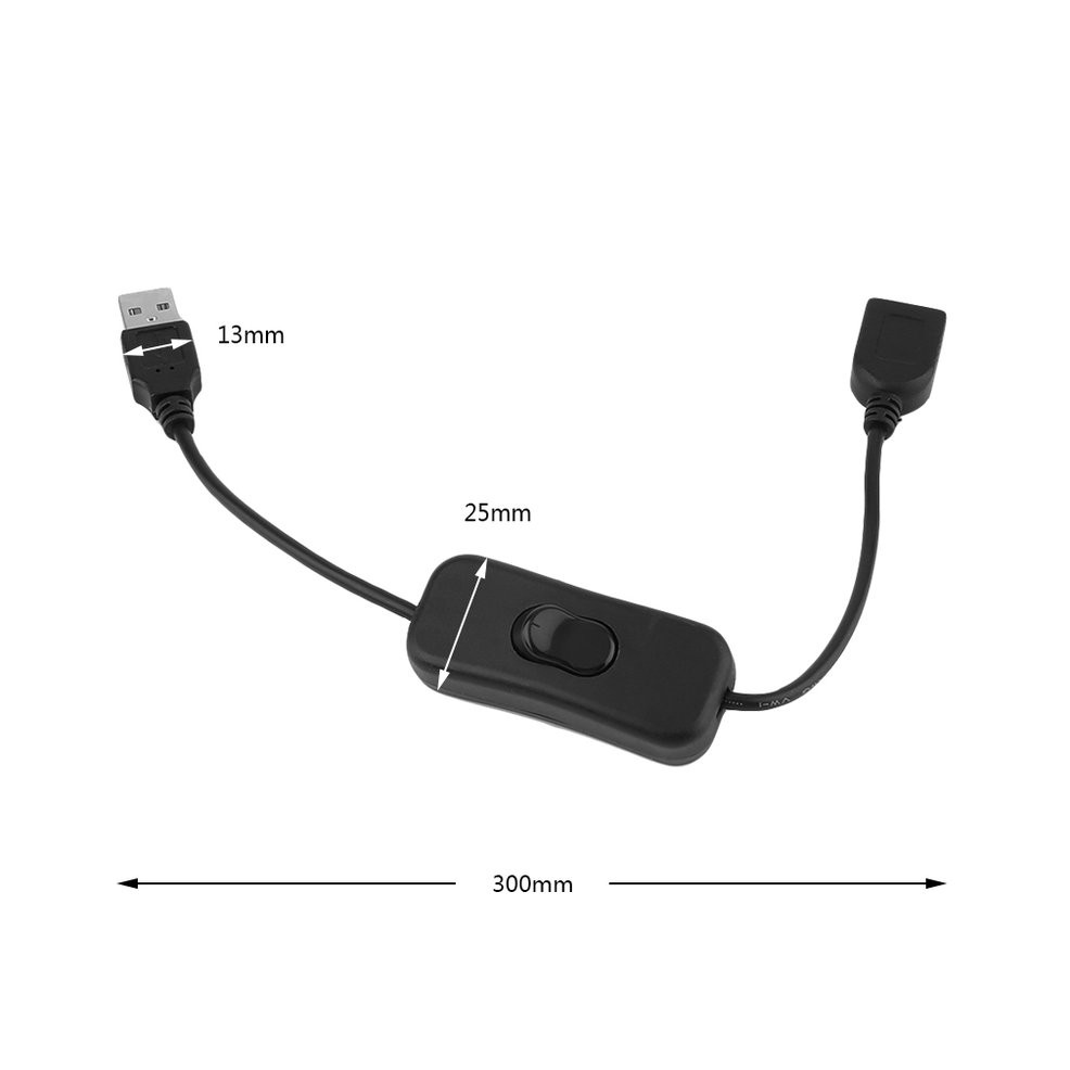 Dây cáp nối dài USB có công tắc ON/OFF | BigBuy360 - bigbuy360.vn