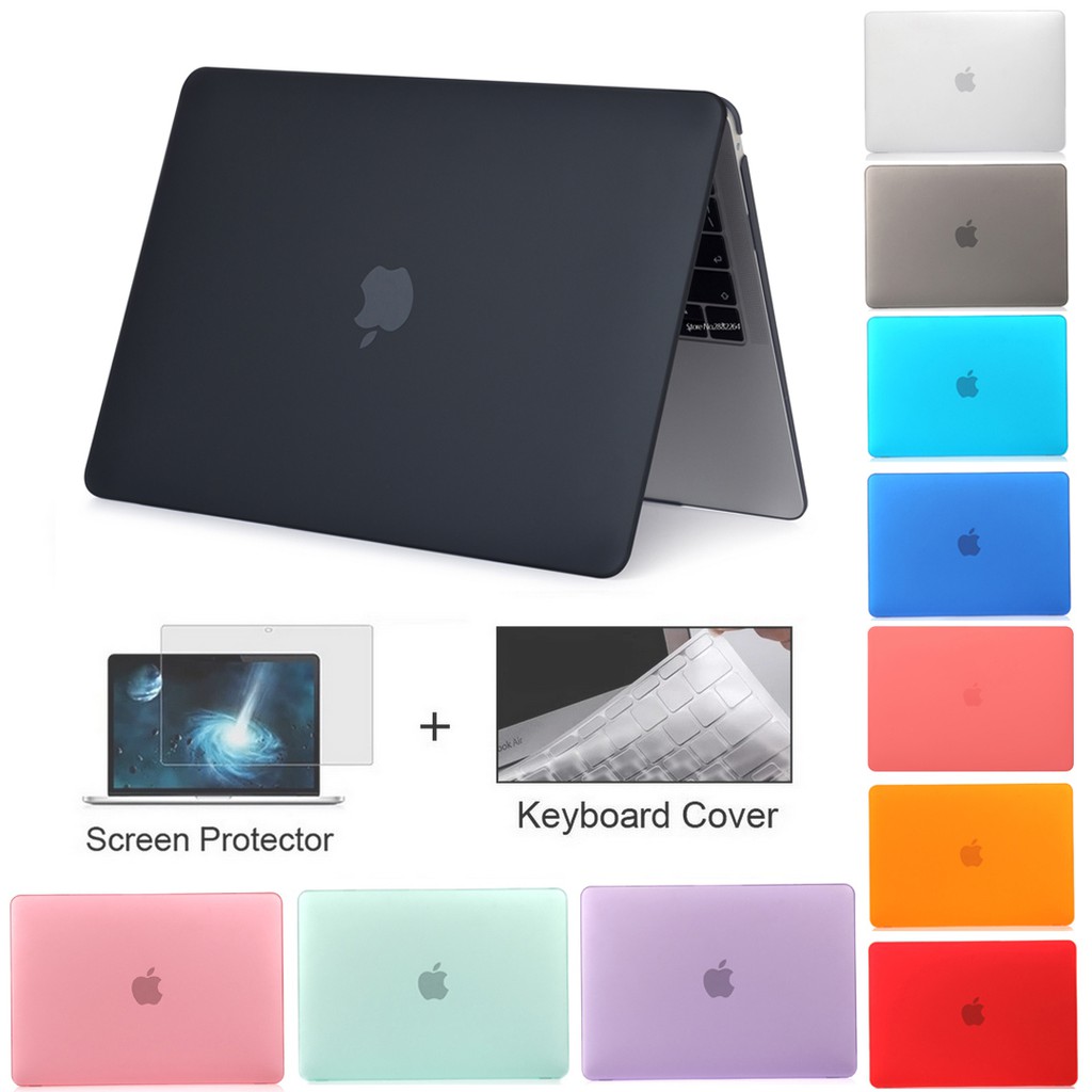 Ốp Lưng Cứng Màu Nhám Cho Apple Macbook Air Pro 13-inch A2337 A2179 A1932 A1466 A1369 A1278 A1425 A1502 Screen Guard Protector Silicone Keyboard Cover Sleek Form Protection Case Hard Plastic Shell Computer Accessories