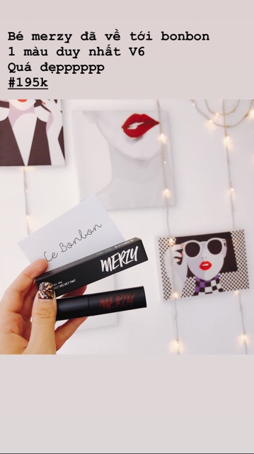 Son Merzy V6 the first velvet lip tint