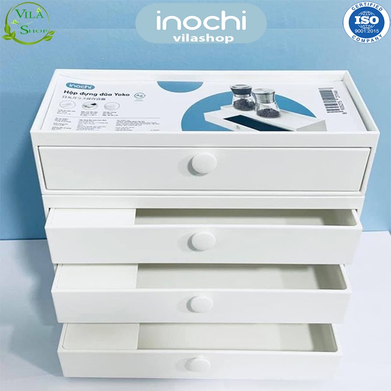 Hộp Đũa, Hộp Đựng Đũa Yoko Inochi Loại Nằm, Nhựa Cao Cấp Đạt Tiêu Chuẩn Xuất Khẩu Thị Trường Nhật Châu Âu EU
