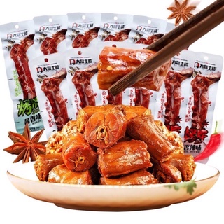 Đồ ăn vặt siêu ngon 1 bịch 20 chiếc cổ vịt cay dài dacheng 42gr nhiều vị