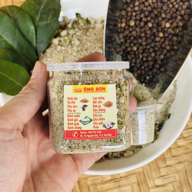 Muối Tiêu ÔNG BỐN - Muối Tiêu Lá Chanh