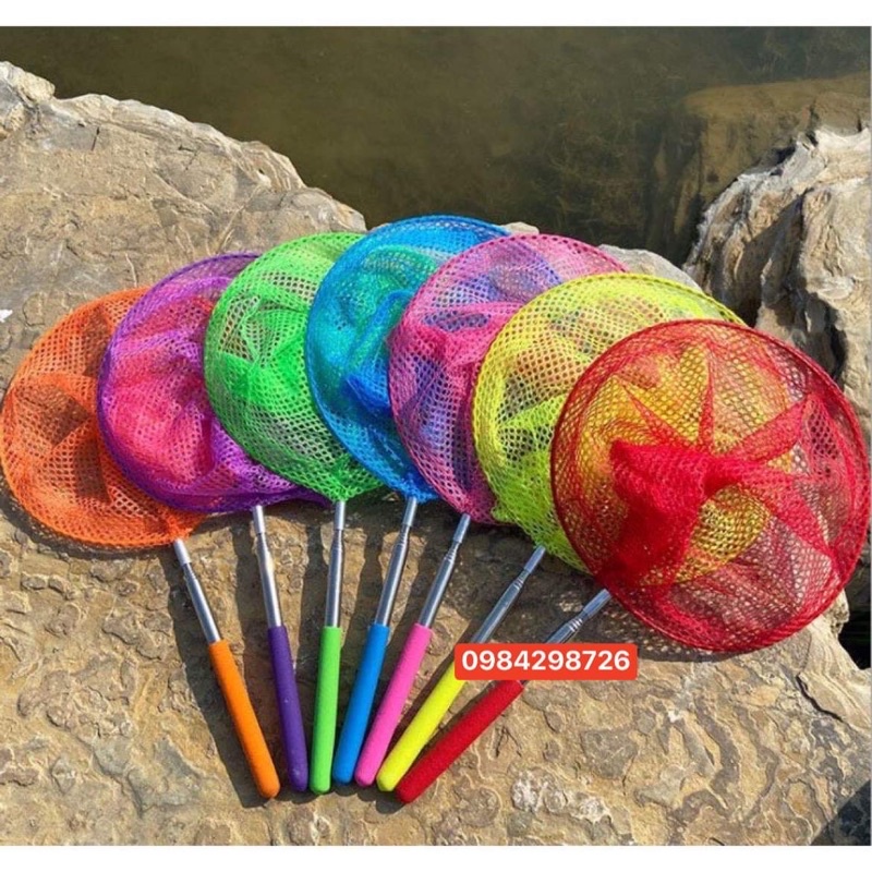 Vợt vớt cả cảnh inox rút gọn tiện dụng