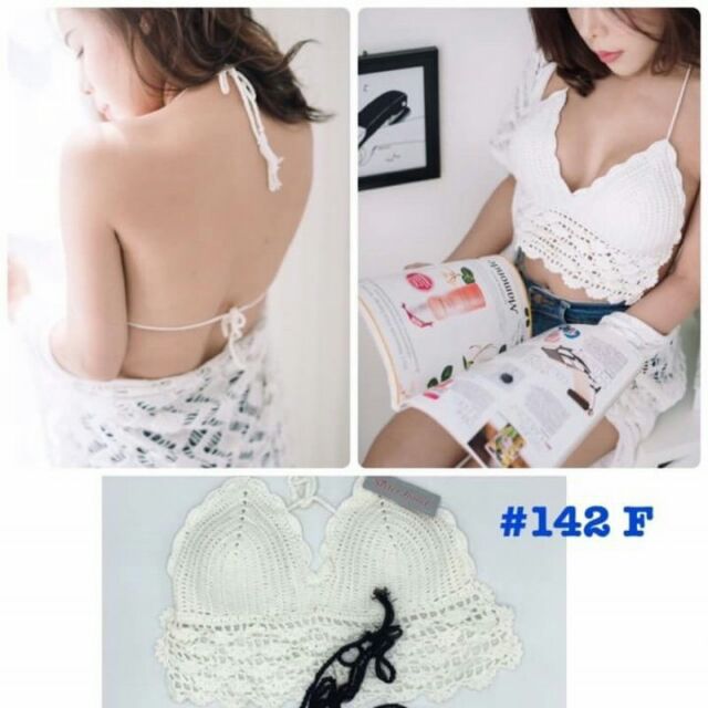 Áo đi biển hàng Thái Lan_#142_Áo bơi chất len_ Áo lót nữ