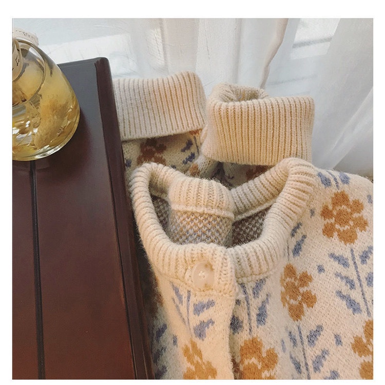 [Spot] Korean version of the jacket needle knitting spring and autumn, fashionable women's personality
