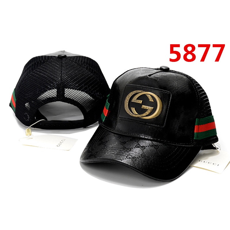 Mũ lưỡi trai họa tiết thêu logo Gucci 3D phong cách cổ điển thời trang cho nam và nữ