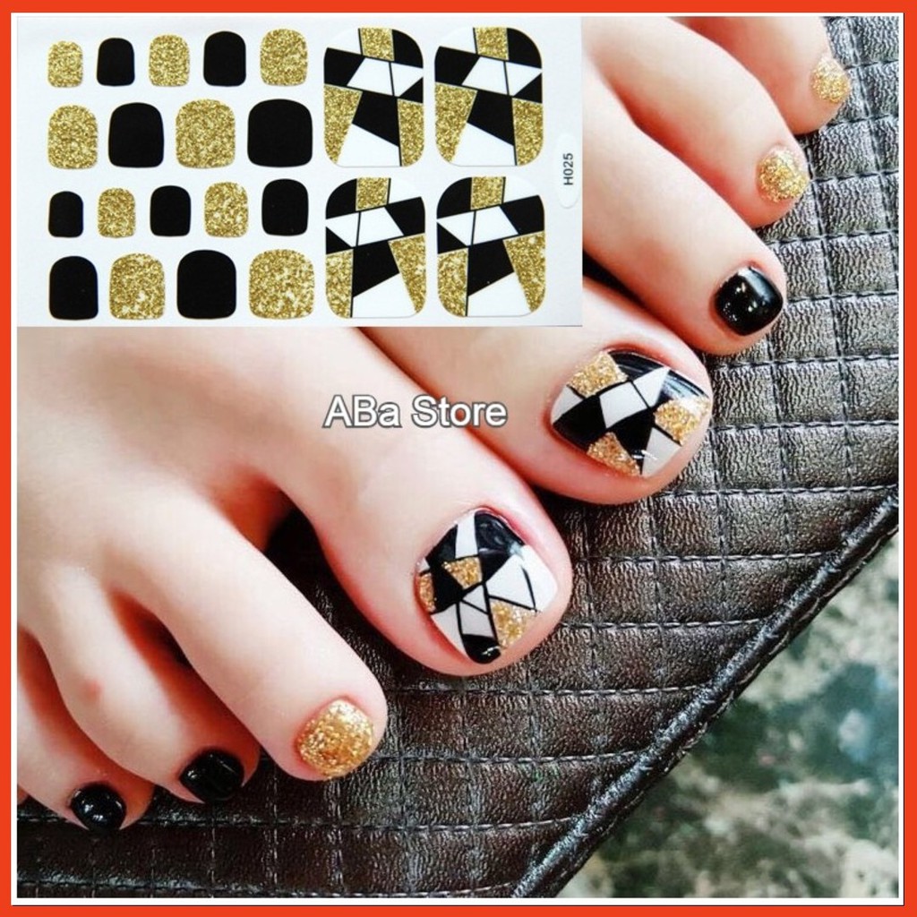 Dán                            móng Korean❌FREESHIP❌Style Fashion Cartoon 3D Nail Sticker Waterproof Nail Art [H021-040]