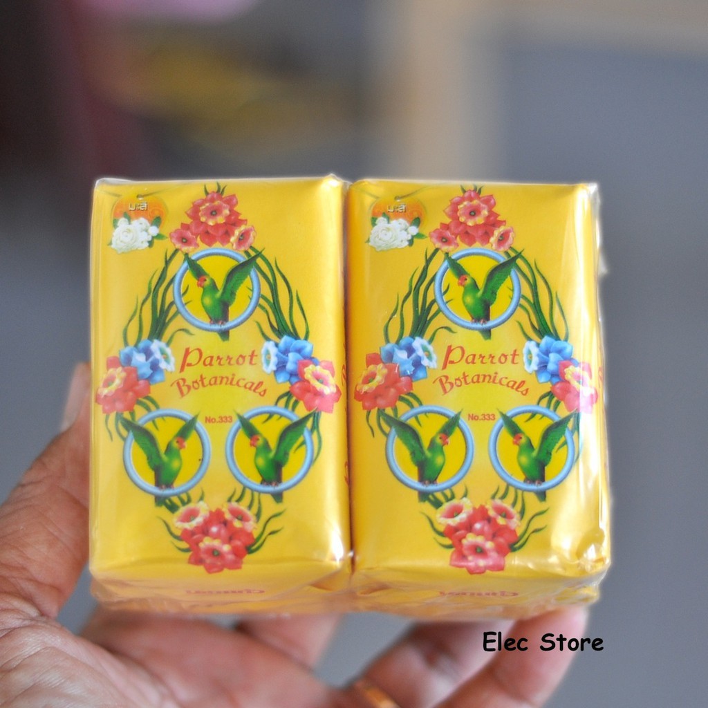 Bộ 6 bánh xà bông Parot Botanicals Soap Thailand Brand (60g x 6)