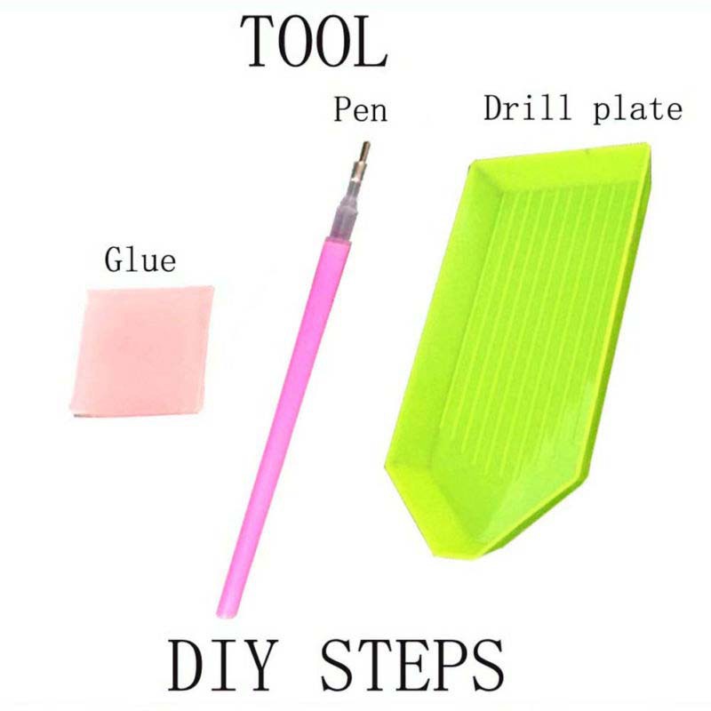 Bộ Tranh Đính Đá Tự Làm Trang Trí Nhà 5d Hình Sói | BigBuy360 - bigbuy360.vn