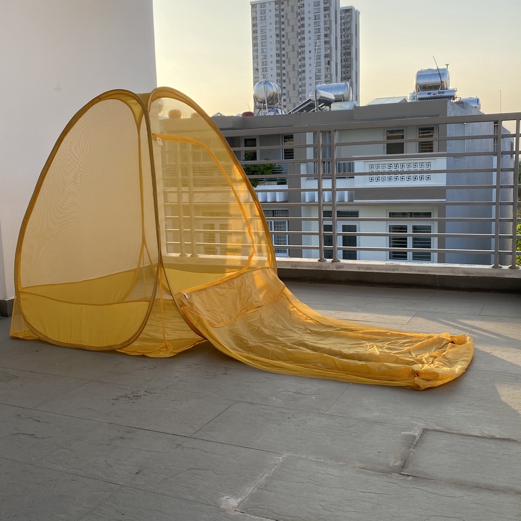 Màn - Mùng Thiền Tự Bung METTA - 1M2 Vuông-  BH 18 tháng -  Hàng Chính Hãng