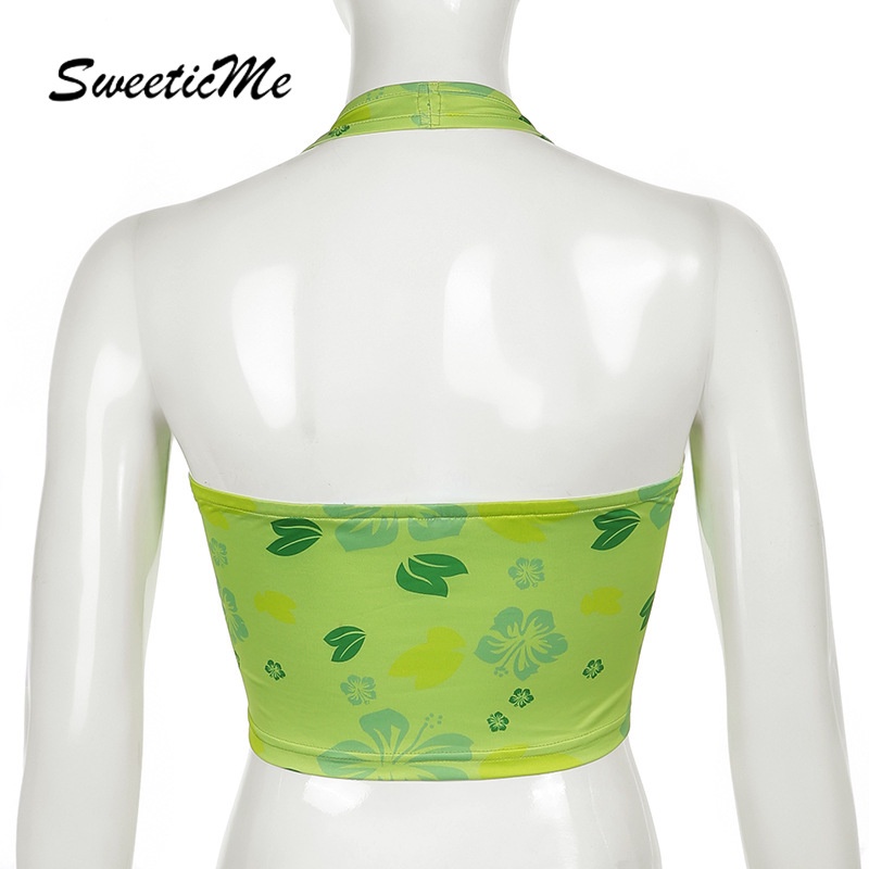 Áo Croptop Sweeticme In Hoa Hở Lưng Gợi Cảm 2021 | BigBuy360 - bigbuy360.vn