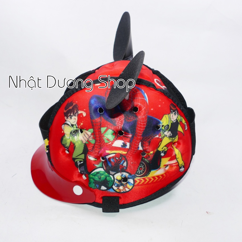 Nón tập đi cho bé mũ bảo hiểm đẹp bằng mút in họa tiết đẹp dành cho bé trai và gái có độ tuổi từ 1 đến 2 tuổi