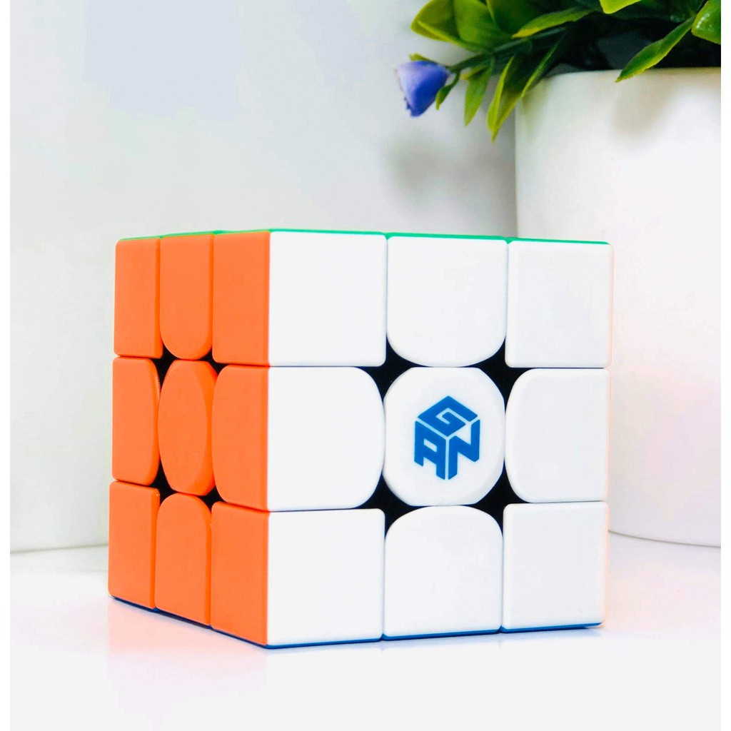 Rubik Gan 354 M V2 stickerless 3x3 (Mod nam châm cao cấp) - Rubik Ocean - Đồ chơi Rubik 3x3x3