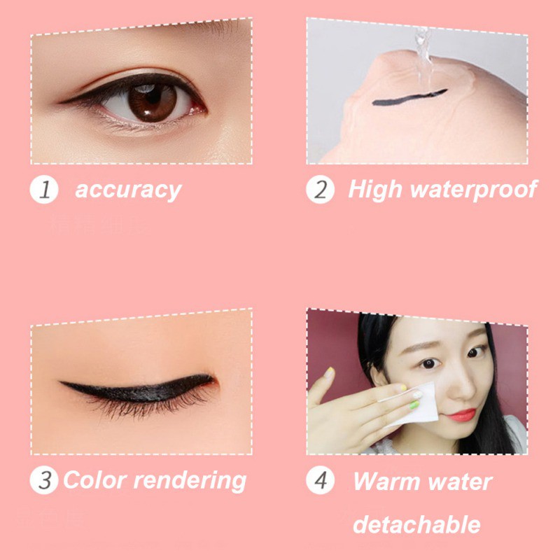[Hàng mới về] Bút kẻ mắt lâu trôi không nhòe chống nước dạng lỏng nhanh khô tiện dụng