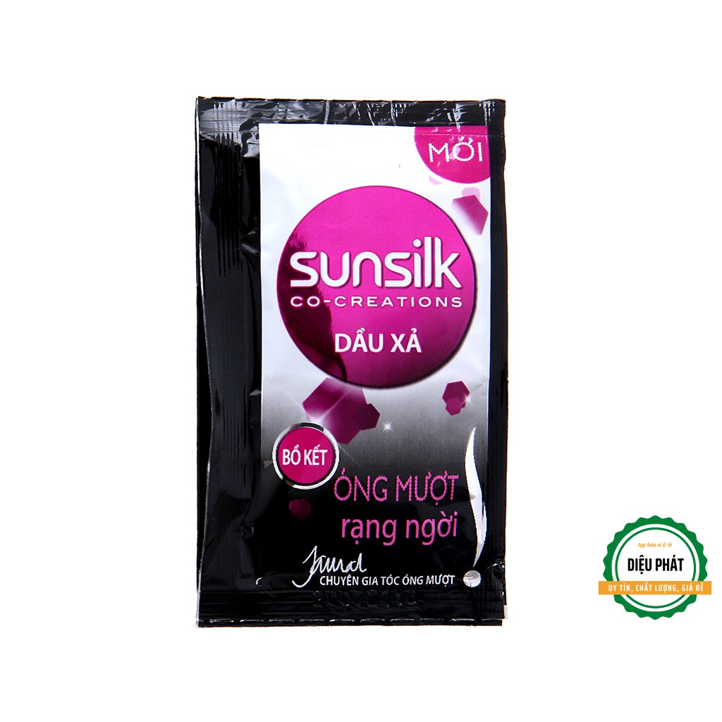 ⚡️ Dầu Xả Sunsilk Đen, Sunsilk Óng Mượt Rạng Ngời 6.1ml x 12 Gói