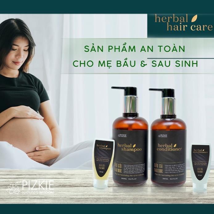 Dầu gội thảo dược HERBAL HAIR CARE - PIZKIE - Chiết xuất hoàn toàn từ thảo dược