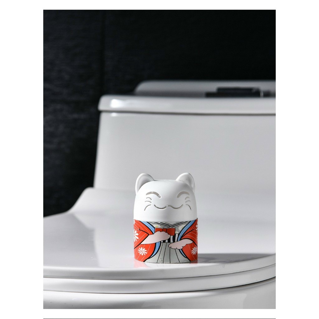 Chai thả bồn cầu,tẩy rửa mùi hình chú mèo Maneki đặc trưng Nhật Bản diệt 99% vi khuẩn 𝐃𝐀𝐈𝐐𝐔𝐀𝐍𝐆𝐆𝐑𝐎𝐔𝐏