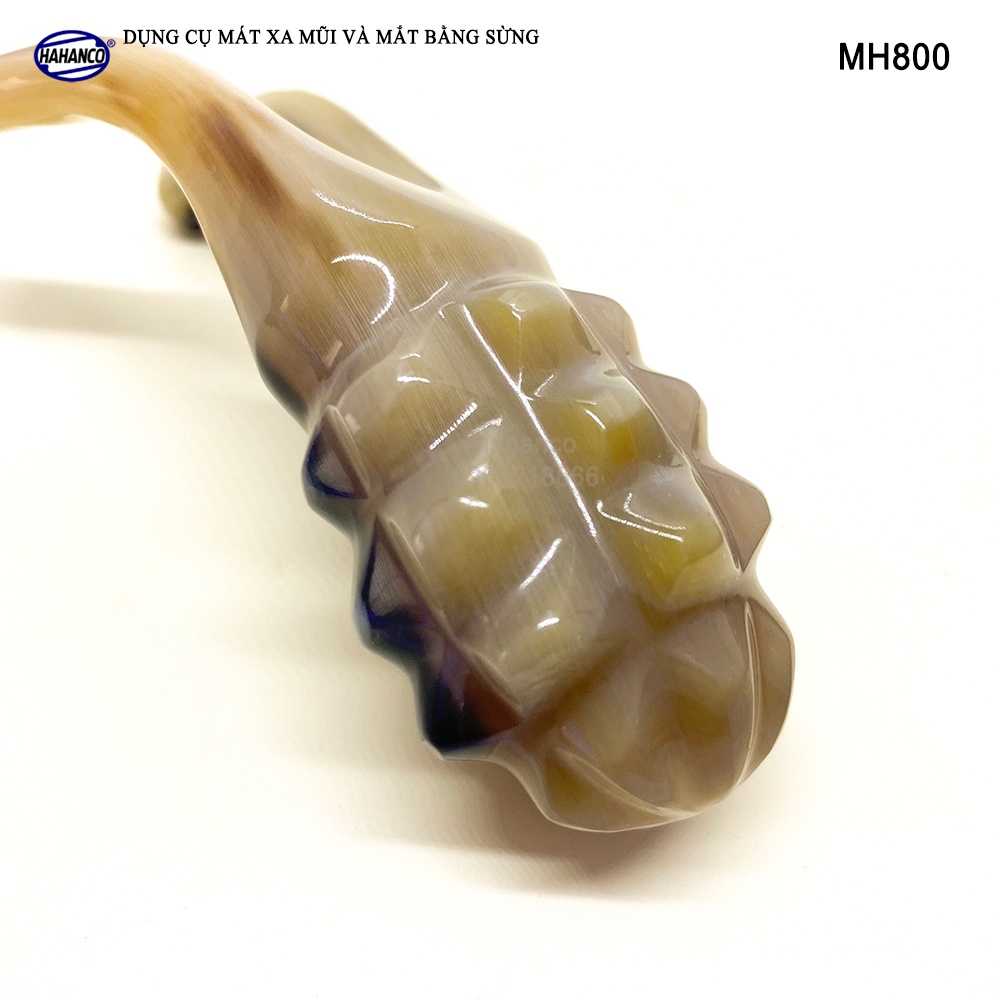 Dụng Cụ Massage Mũi Mắt Bằng Sừng HAHANCO Thon Gọn Mũi/ Thông Tuyến Nước Mắt - MH800