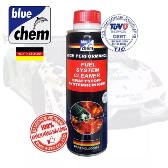 Fuel System cleaner 250ml -Vệ sinh hệ thống nhiên liệu ô tô Bluechem  Đức