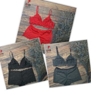 Combo 3 set áo lót bralette với chip đùi