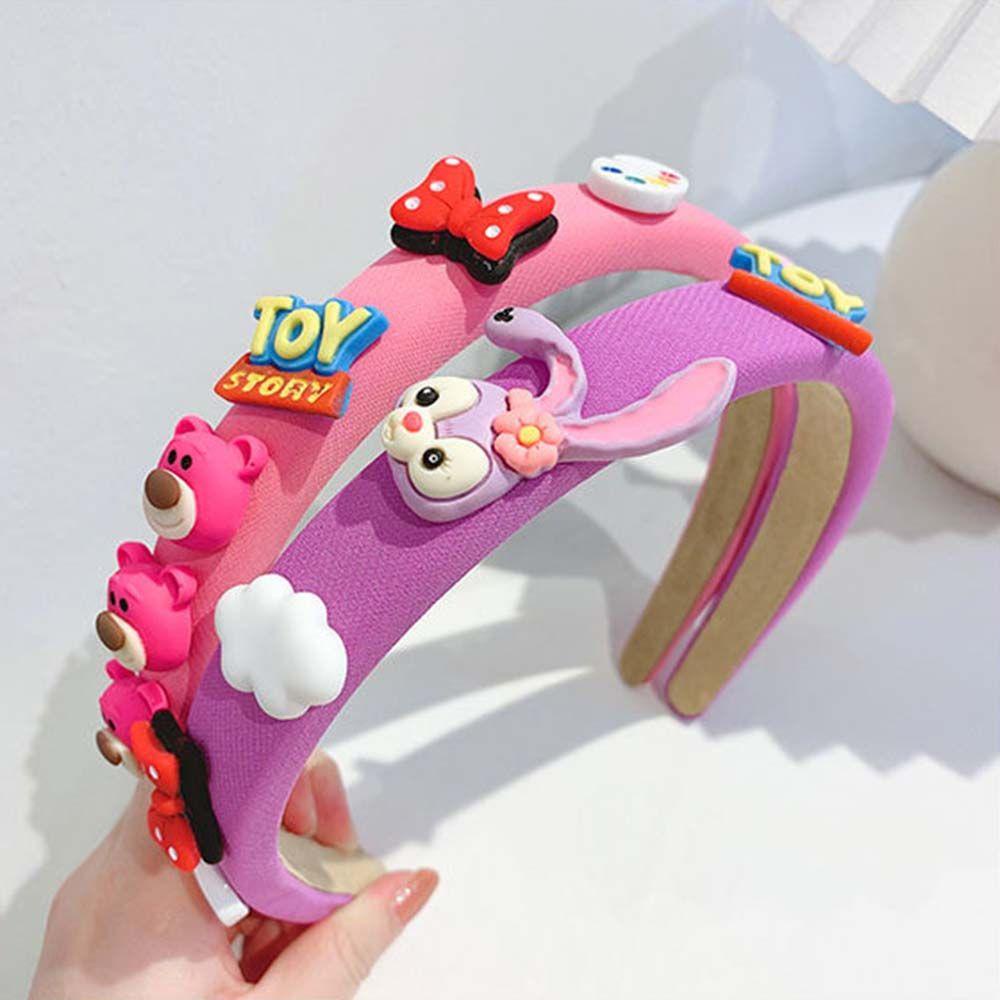 Băng Đô Cài Tóc Hóa Trang Chú Vịt / Dâu Tây Hoạt Hình Kiểu Hàn Quốc Dễ Thương Cho Bé