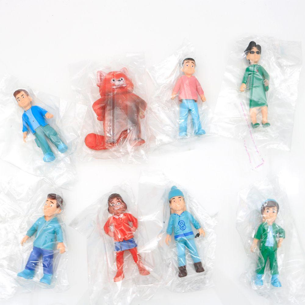 IVORY Set 8 Mô Hình Gấu Trúc Đồ Chơi Đáng Yêu