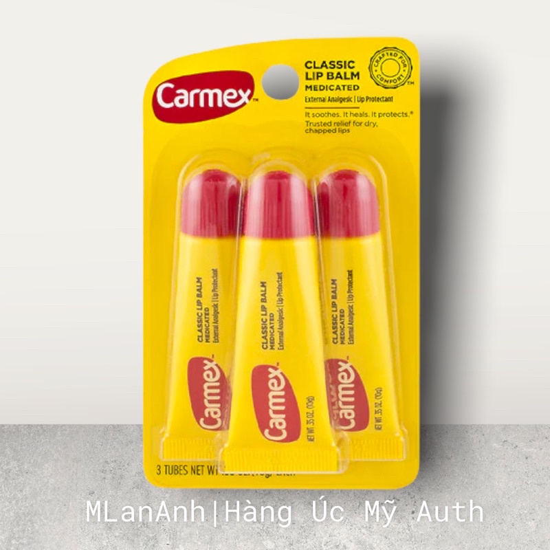 Hàng Mỹ có sẵn - Son dưỡng môi chống nắng Carmex spf15