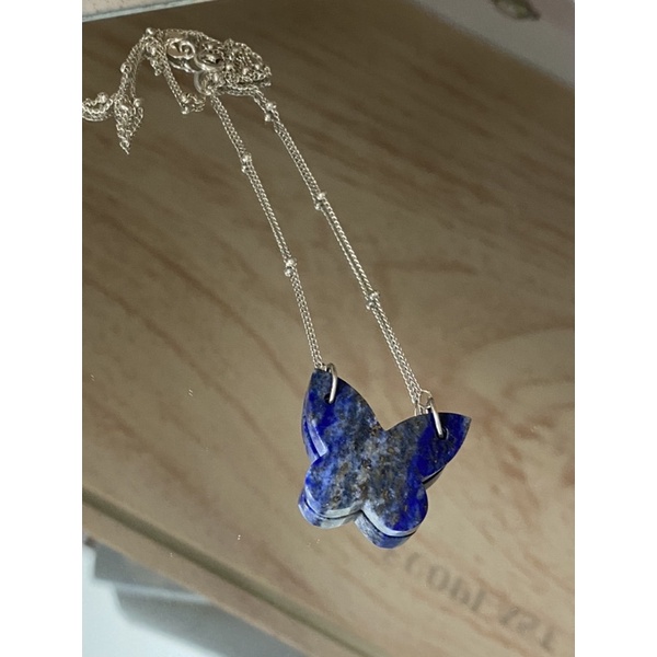 DÂY CHUYỀN LAPIS LAZULI BƯỚM XANH
