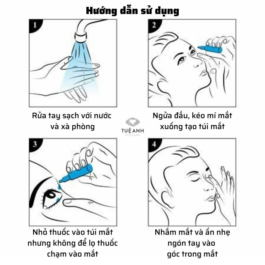 Hydramed Night Sensitive Làm dịu khô mắt và bảo vệ mắt kéo dài.