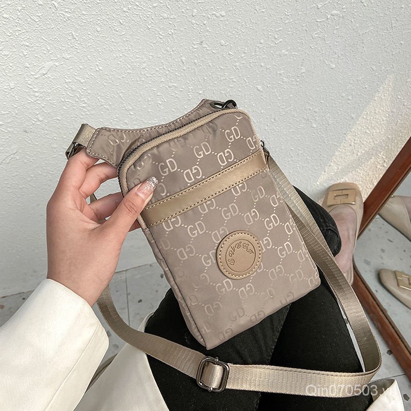 Túi Đeo Chéo Vải Oxford mini Đựng Điện Thoại Đa Năng Thời Trang Cho Nữ