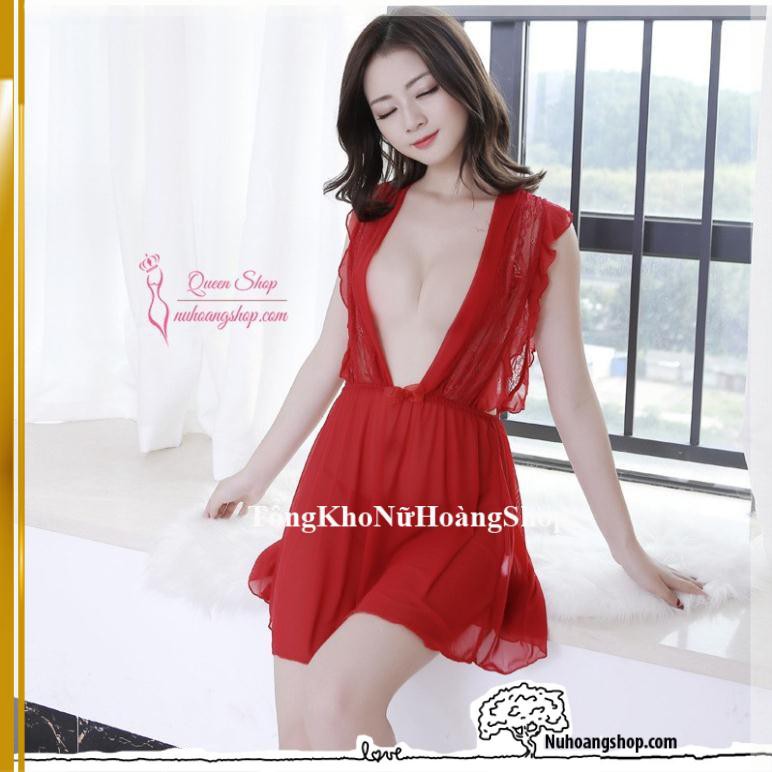 [Mềm mại-Cao Cấp] Đầm ngủ sexy cuốn hút VAY511A-váy ngủ đẹp