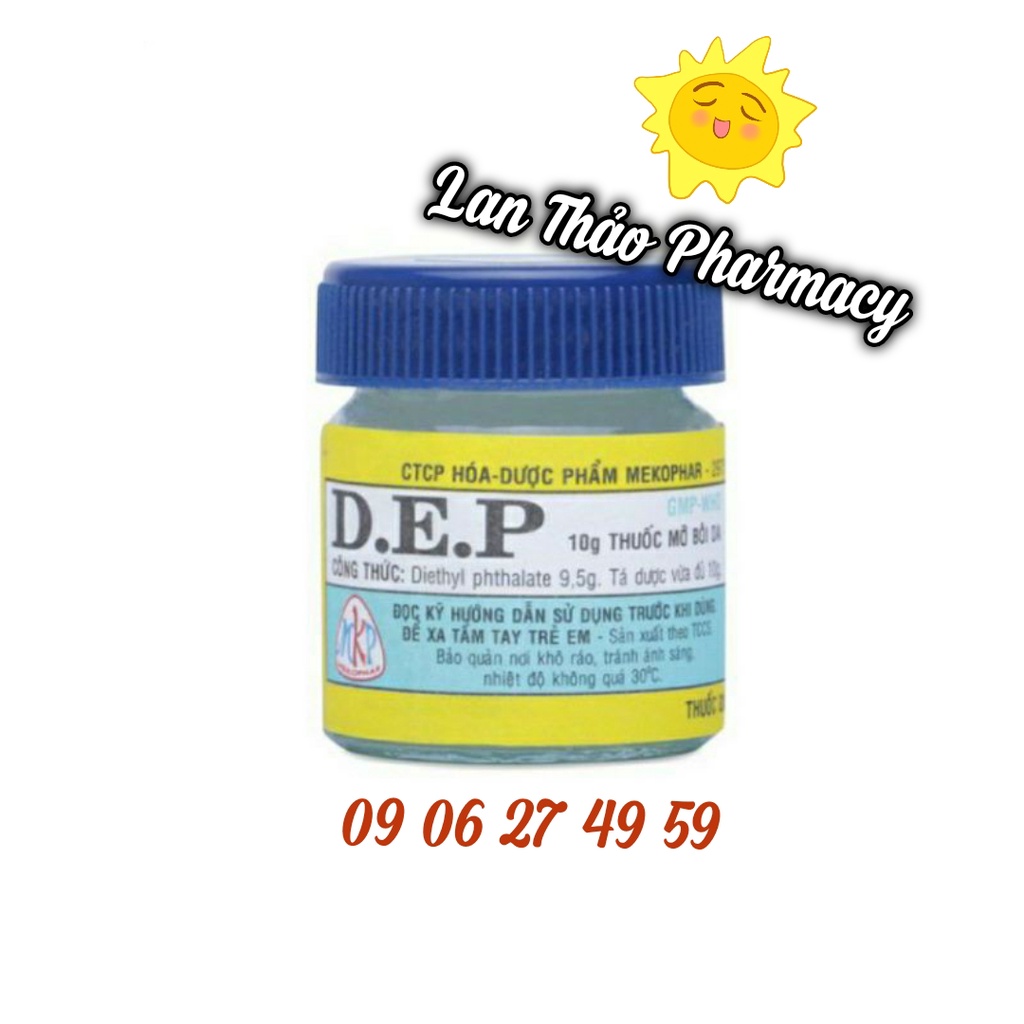 DEP KEM MỠ BÔI NGOÀI DA LỌ 10G