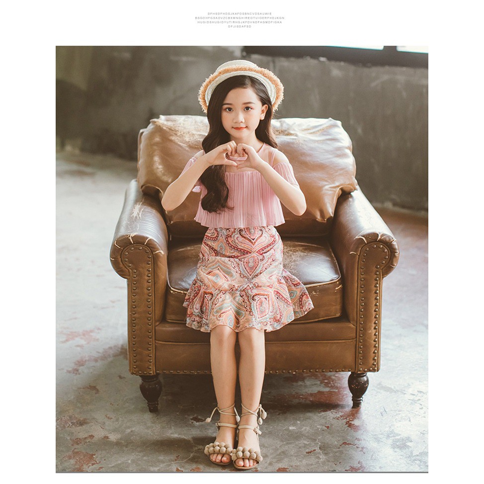 Váy bé gái - váy cho bé gái kiểu dáng Hàn siêu xinh