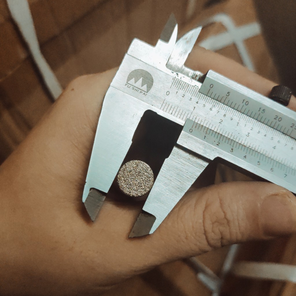Mũi mài kim cương, mũi mài khắc đá, ngọc, hình nấm 12mm, cán 6mm