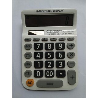 Máy tính tính số 12 chữ số CITIIZEN mẫu CT - 722N
