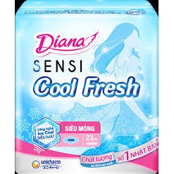 Băng vệ sinh Diana Sensi Cool Fresh có cánh